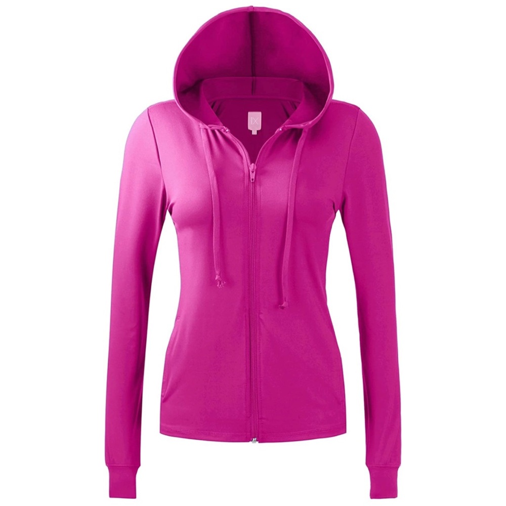 Regna X Women’s Hot Pink Zipped Jacket EUC